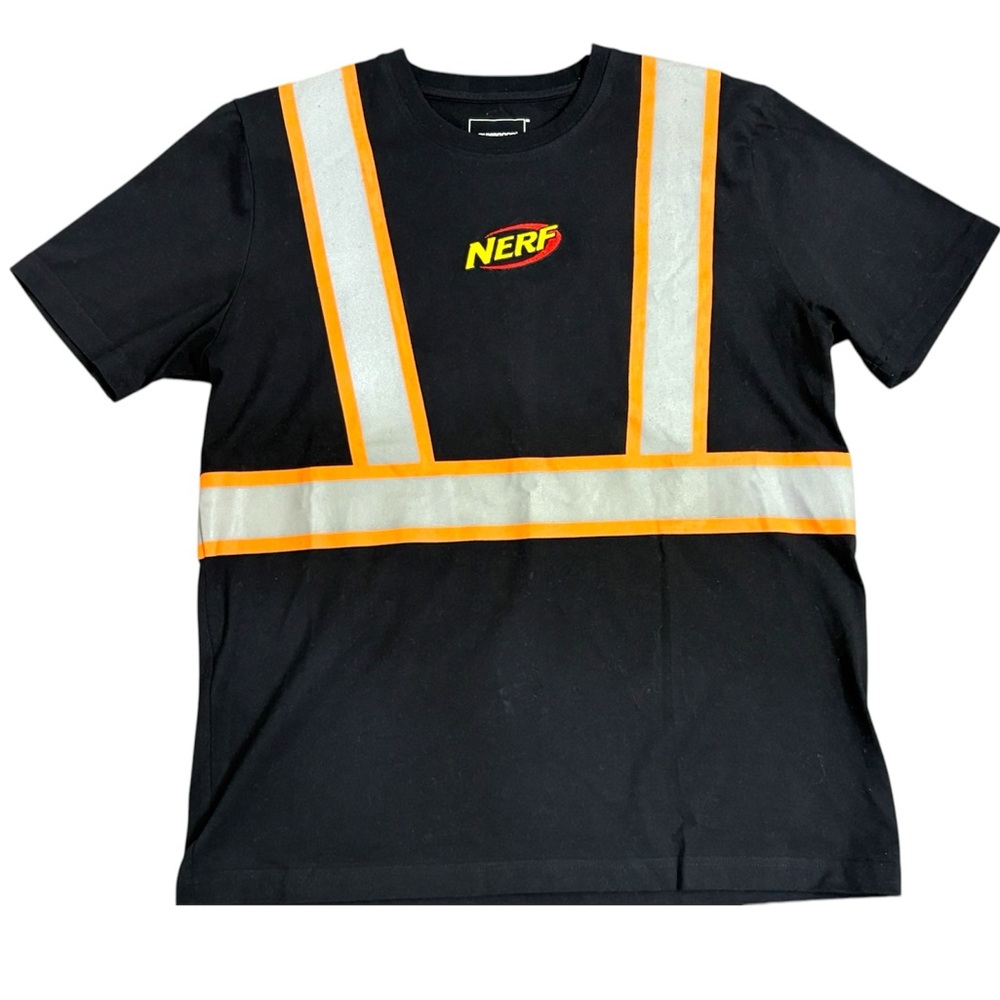 Dumbgood x Nerf Black Reflective Vest T-shirt Men Medium